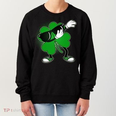 Dabbing St. Patrick's Day Shamrock Women's Sweatshirt