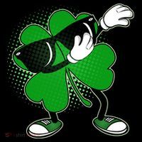 Dabbing St. Patrick's Day Shamrock Backpack thumb 2
