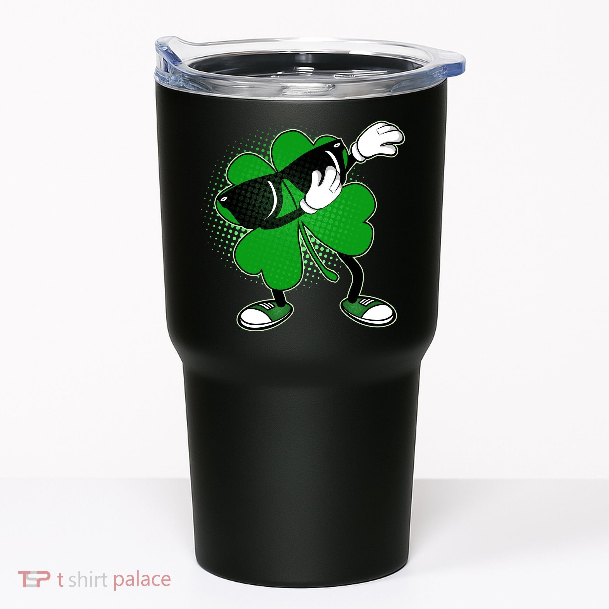 Dabbing St. Patrick's Day Shamrock Tumbler