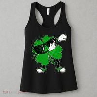 Dabbing St. Patrick's Day Shamrock Women's Tank Top thumb 3