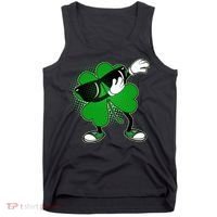 Dabbing St. Patrick's Day Shamrock Tank Top thumb 0