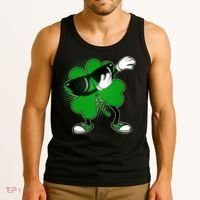 Dabbing St. Patrick's Day Shamrock Tank Top thumb 3