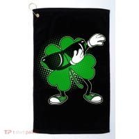 Dabbing St. Patrick's Day Shamrock Golf Towel thumb 0