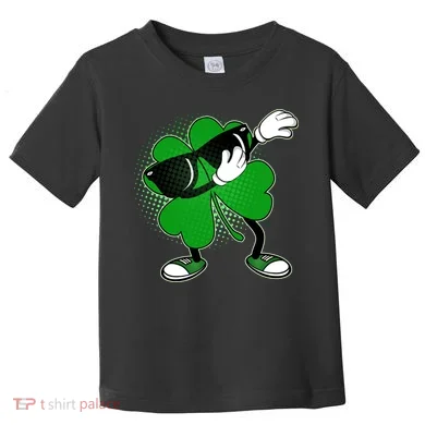 Dabbing St. Patrick's Day Shamrock Toddler T-Shirt