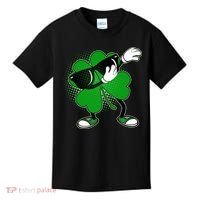 Dabbing St. Patrick's Day Shamrock Kids T-Shirt thumb 0