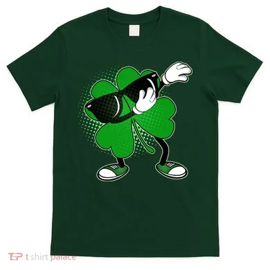 Dabbing St. Patrick's Day Shamrock T-Shirt