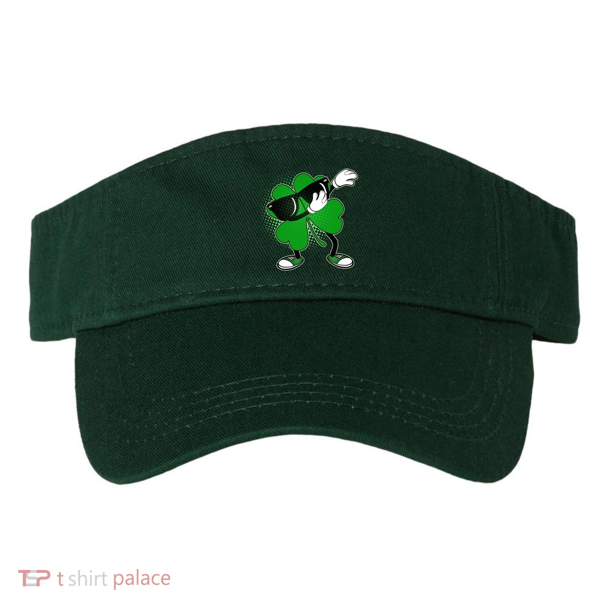 Dabbing St. Patrick's Day Shamrock Visor