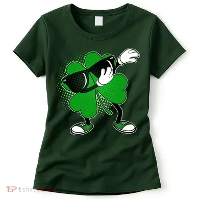 Dabbing St. Patrick's Day Shamrock Women's T-Shirt