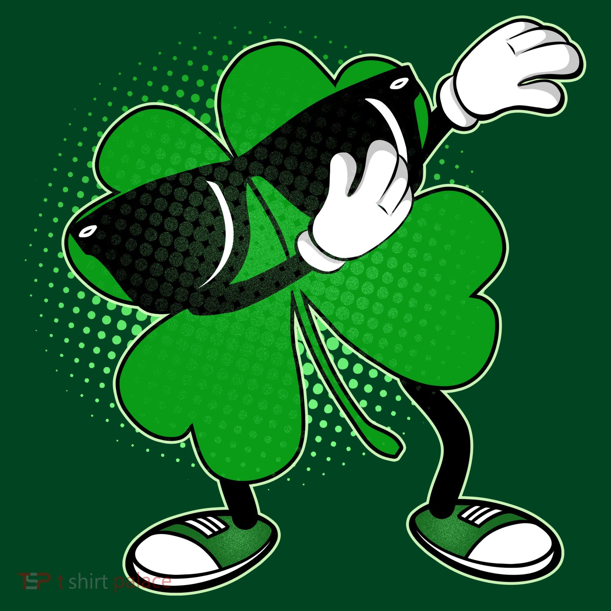 Dabbing St. Patrick's Day Shamrock Women's T-Shirt