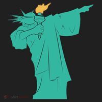 Dabbing Statue Of Liberty Women's Sweatshirt thumb 2