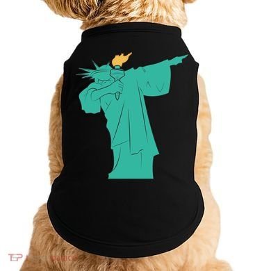 Dabbing Statue Of Liberty Doggie Tank