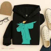 Dabbing Statue Of Liberty Hoodie thumb 4