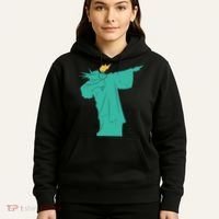 Dabbing Statue Of Liberty Hoodie thumb 5