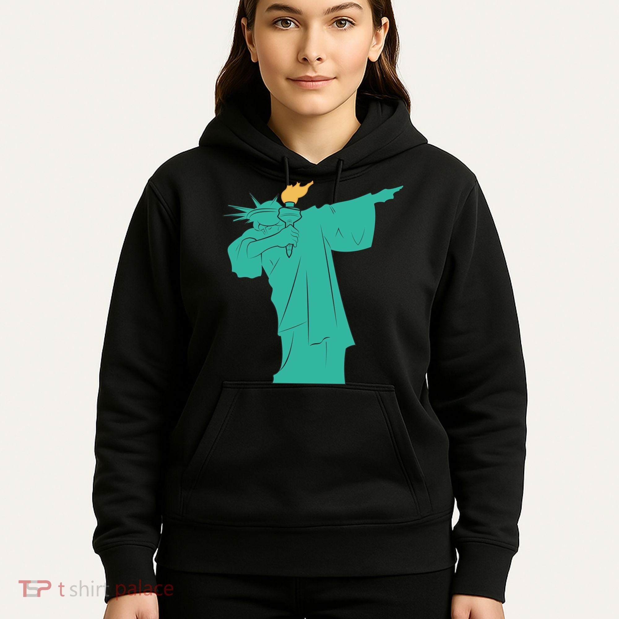 Dabbing Statue Of Liberty Hoodie
