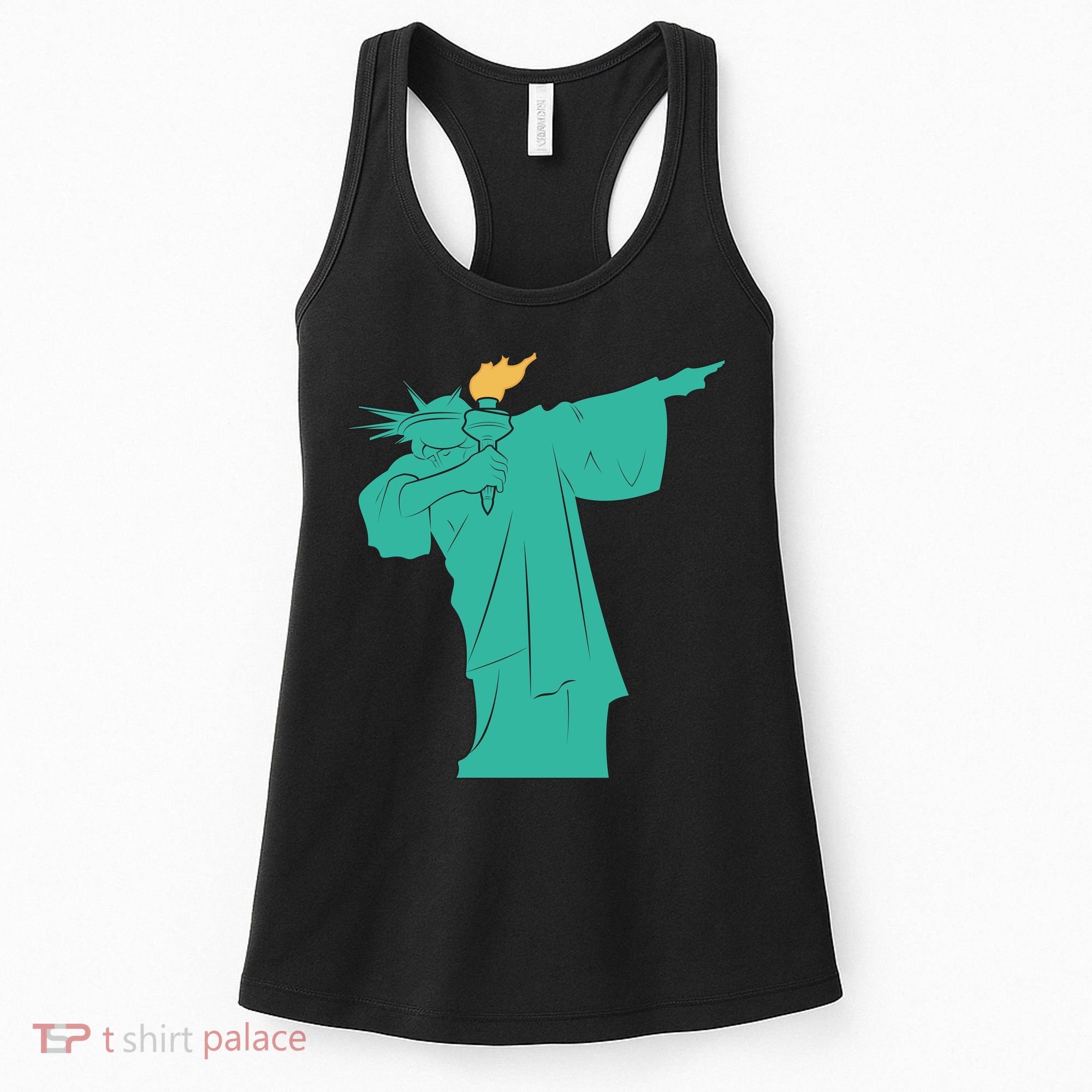 Dabbing Statue Of Liberty Women's Tank Top