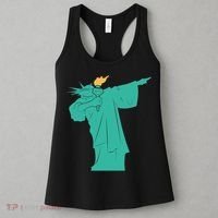 Dabbing Statue Of Liberty Women's Tank Top thumb 3