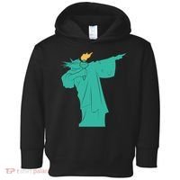 Dabbing Statue Of Liberty Toddler Hoodie thumb 0