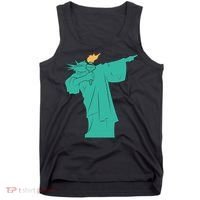 Dabbing Statue Of Liberty Tank Top thumb 0