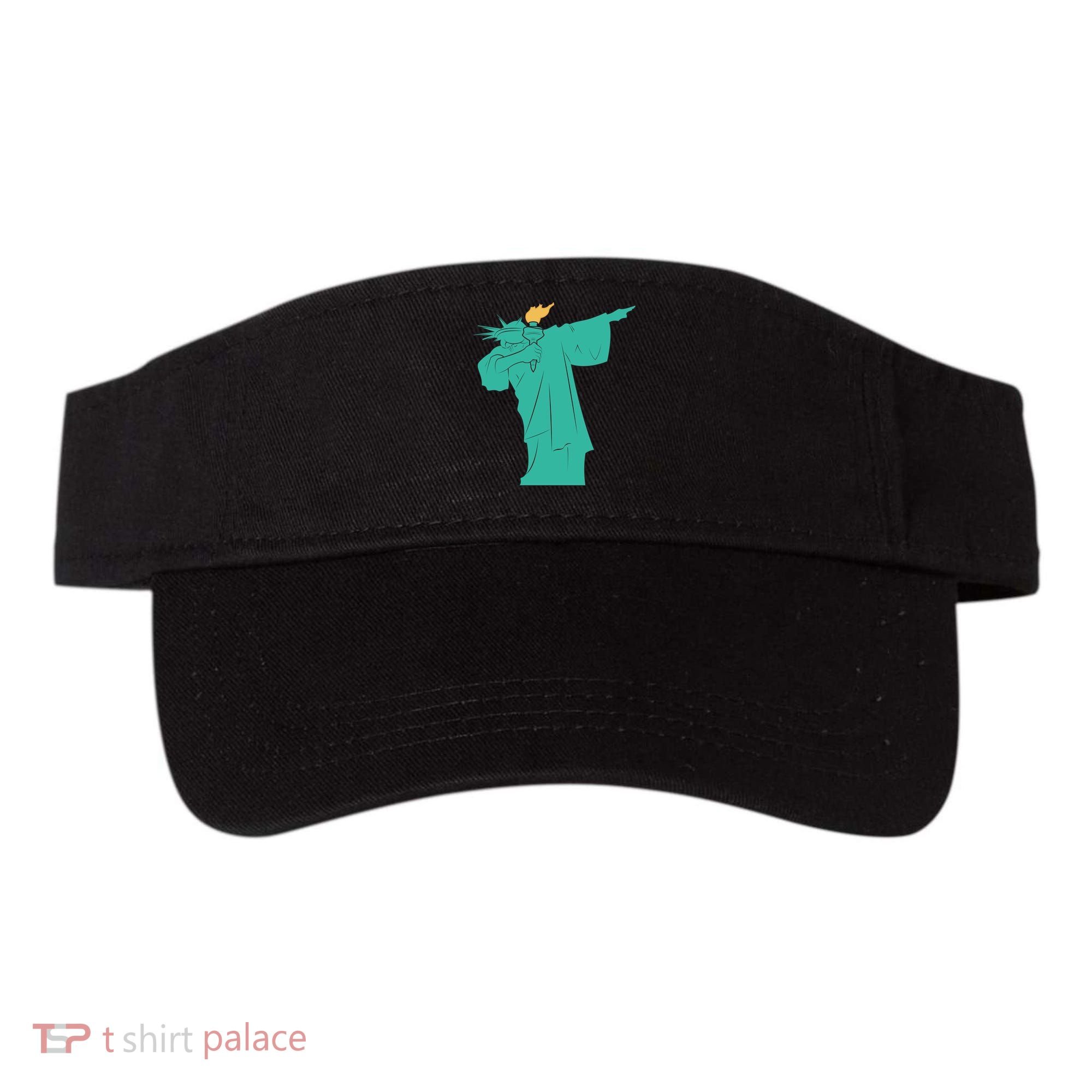 Dabbing Statue Of Liberty Visor