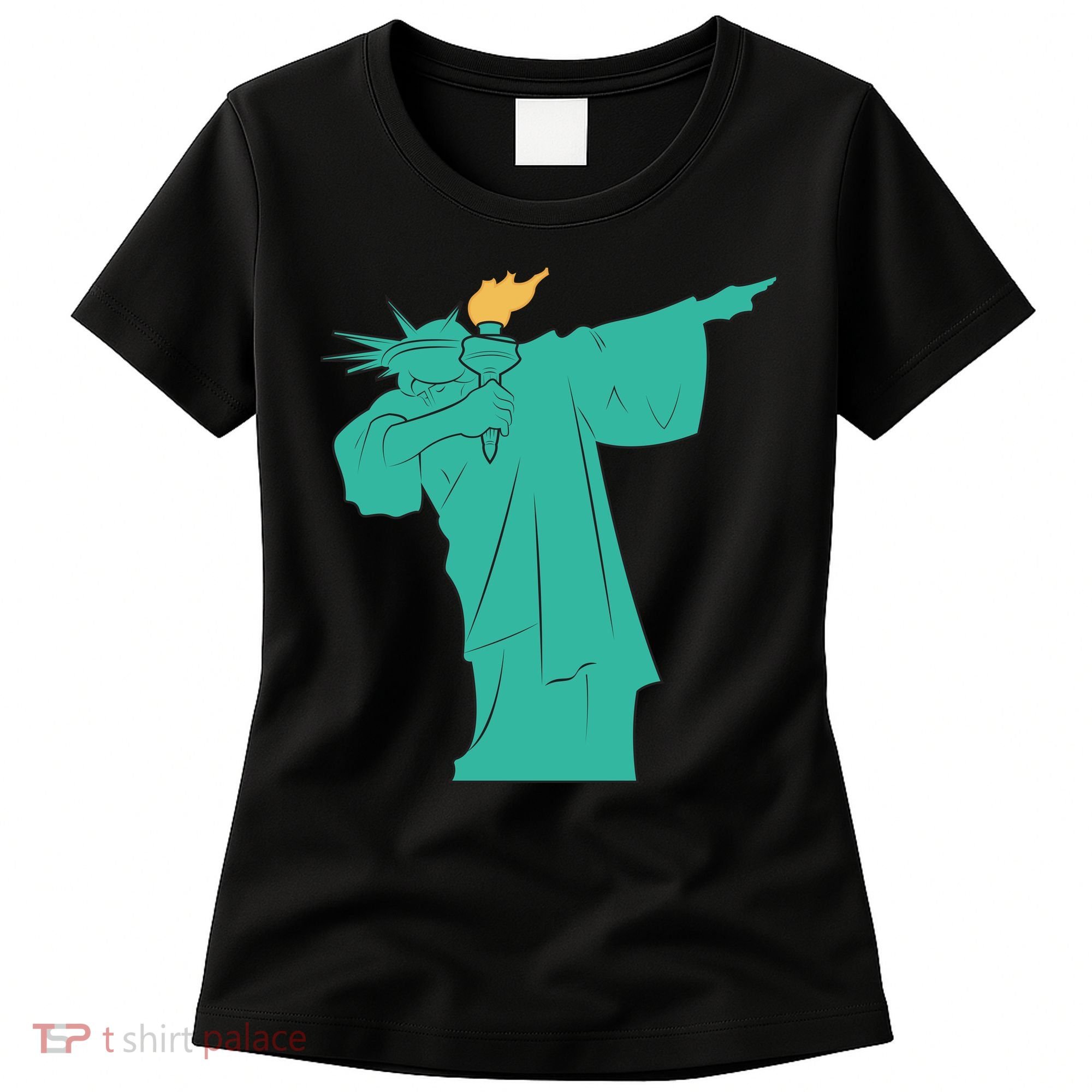 Dabbing Statue Of Liberty Women's T-Shirt