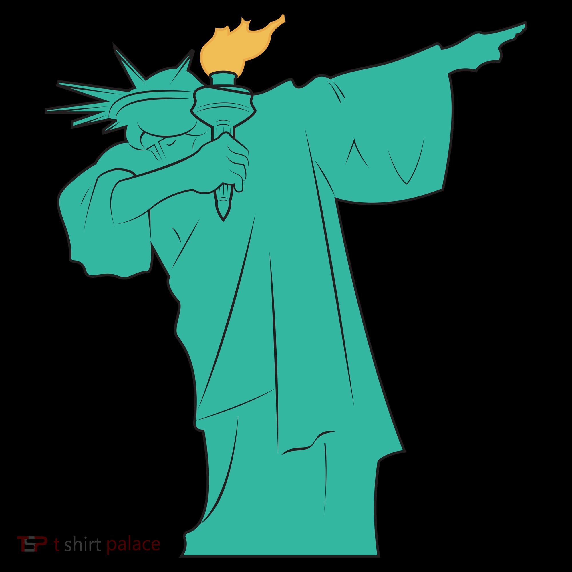 Dabbing Statue Of Liberty Kids Hoodie