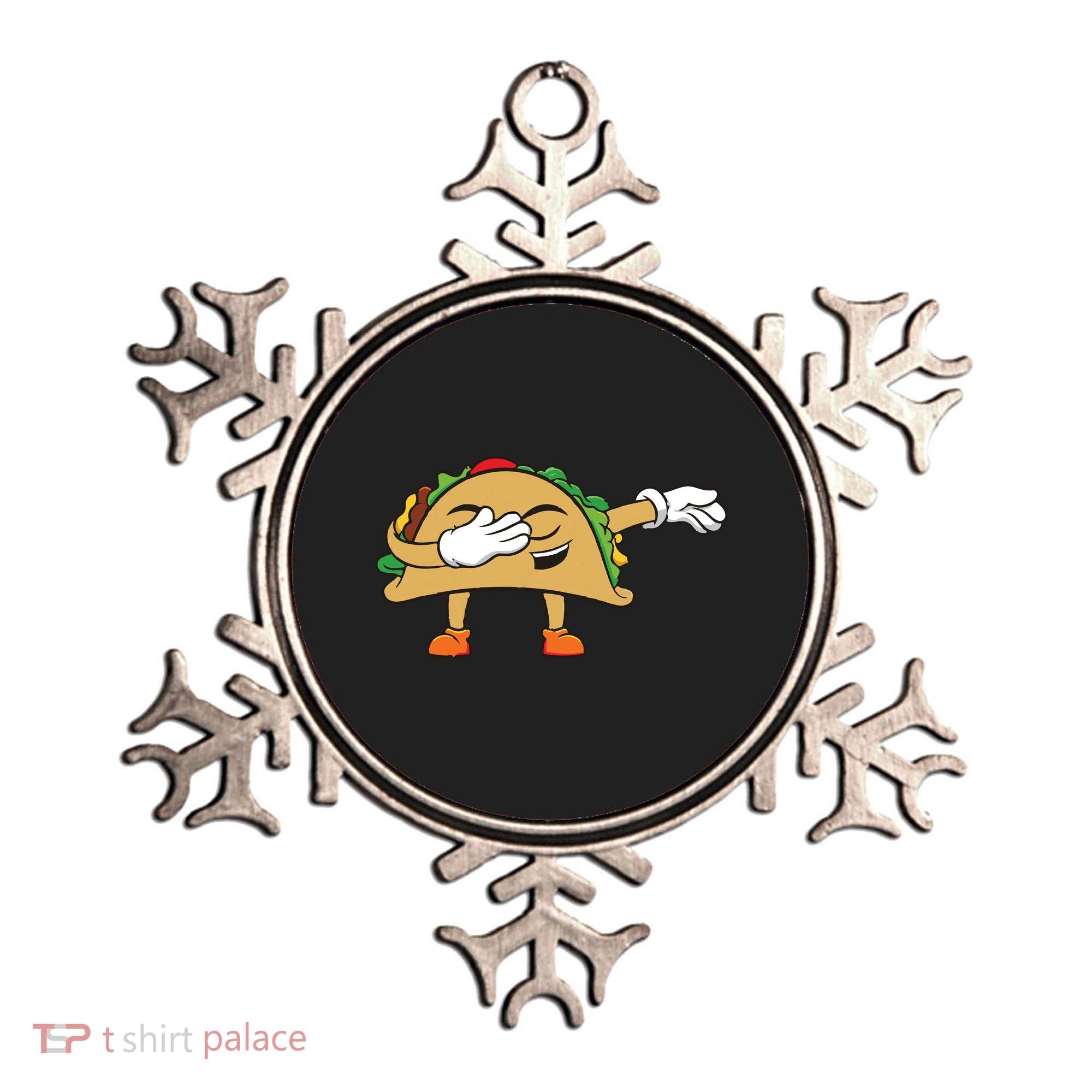 Dabbing Taco Ornament
