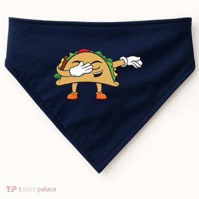 Dabbing Taco USA-Made Doggie Bandana