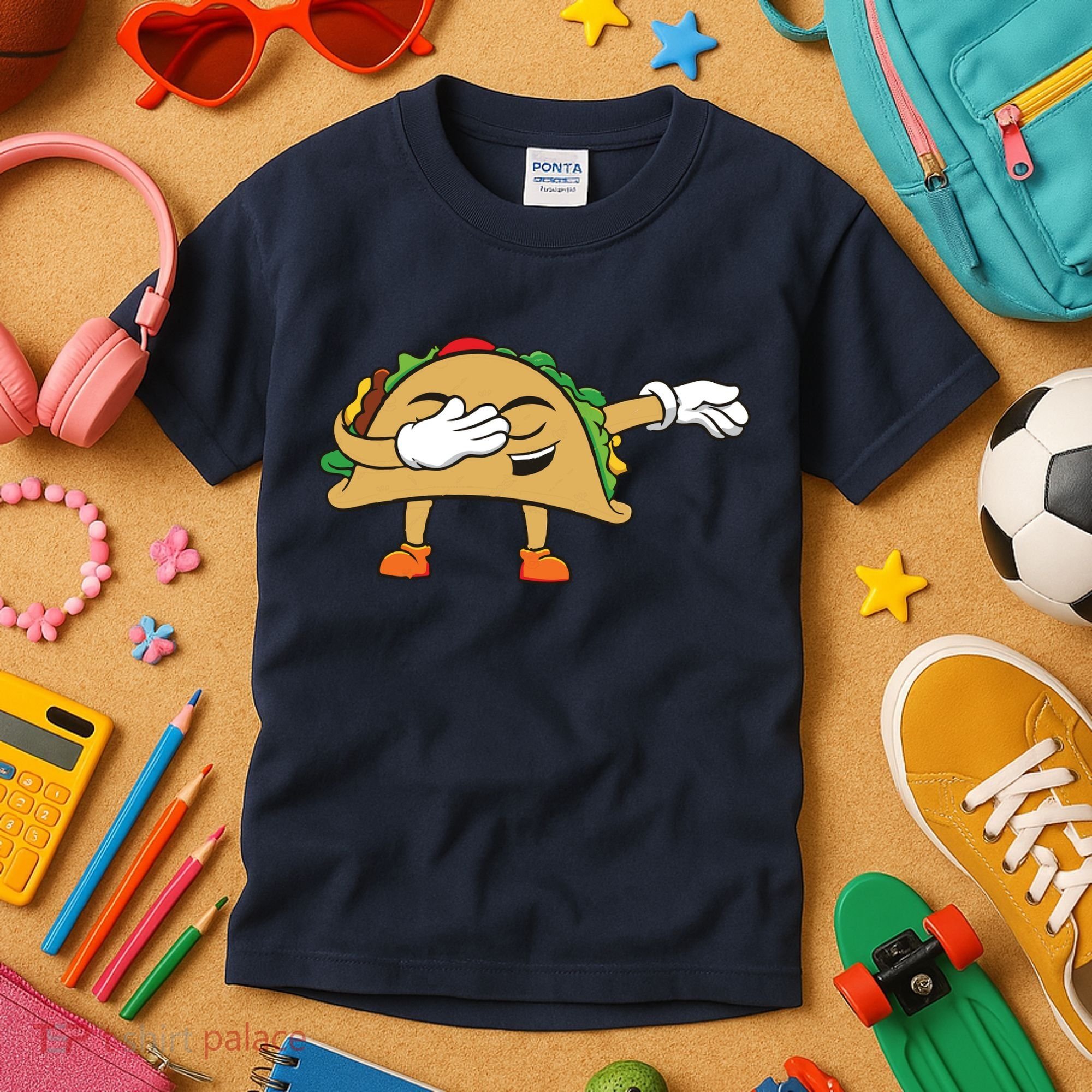 Dabbing Taco Kids T-Shirt