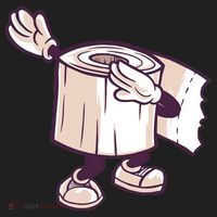 Dabbing Toilet Paper Beanie thumb 2