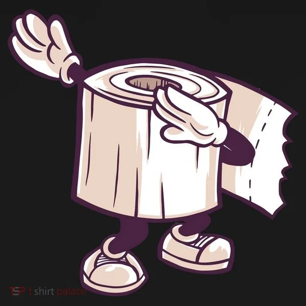 Dabbing Toilet Paper Women's Hoodie