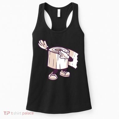 Dabbing Toilet Paper Women's Tank Top