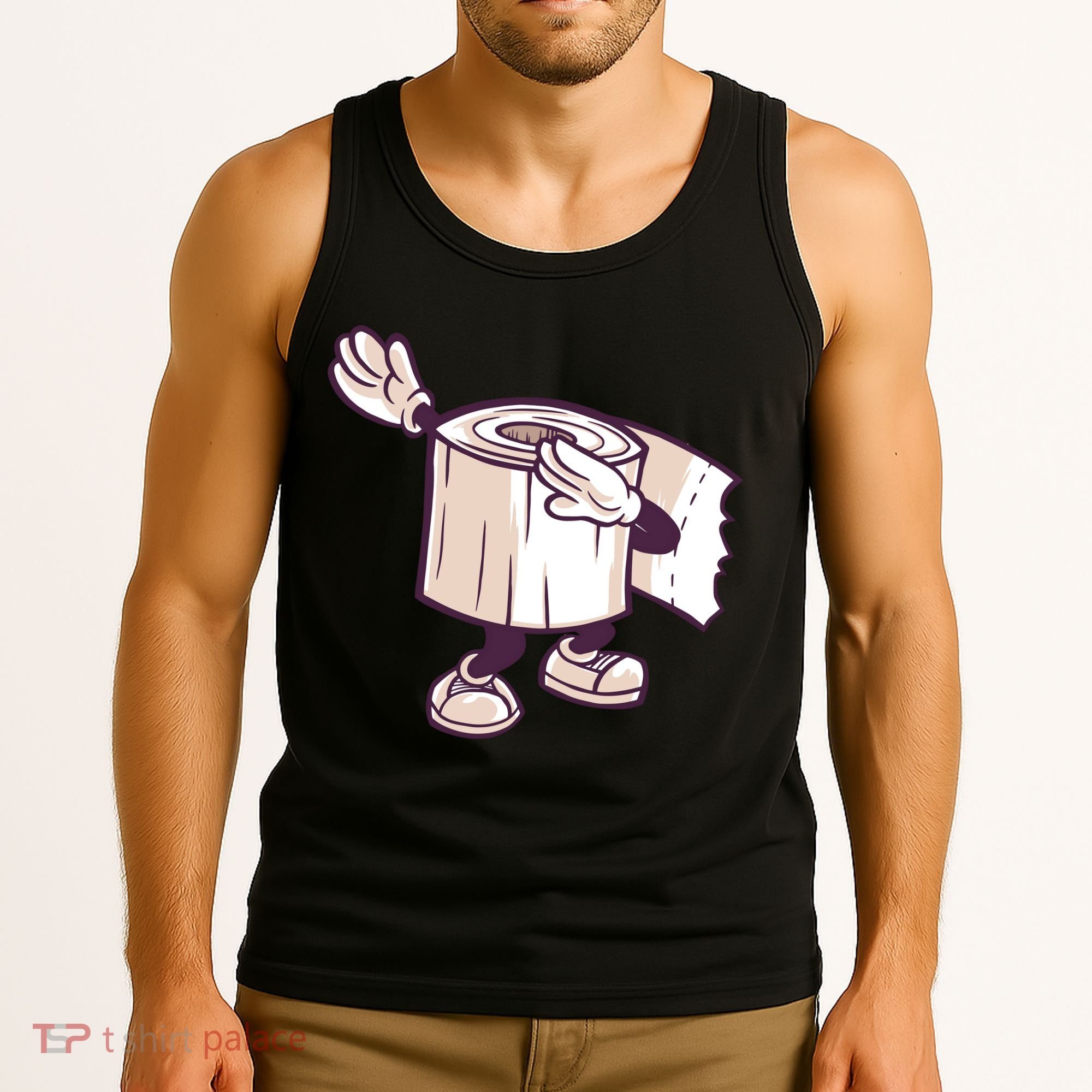 Dabbing Toilet Paper Tank Top