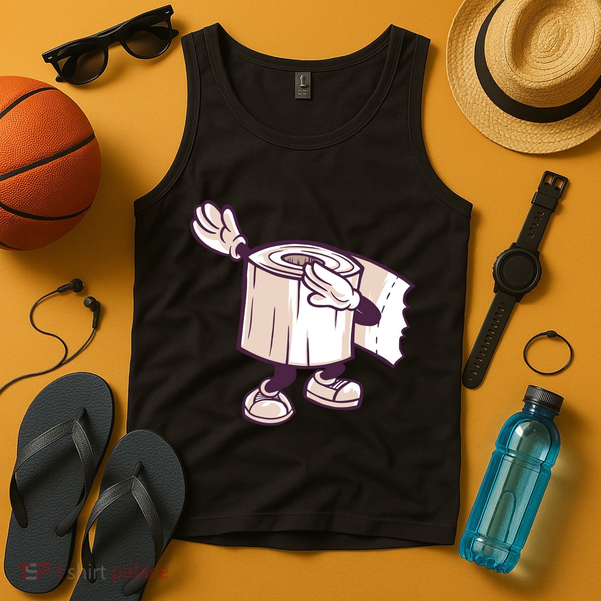 Dabbing Toilet Paper Tank Top