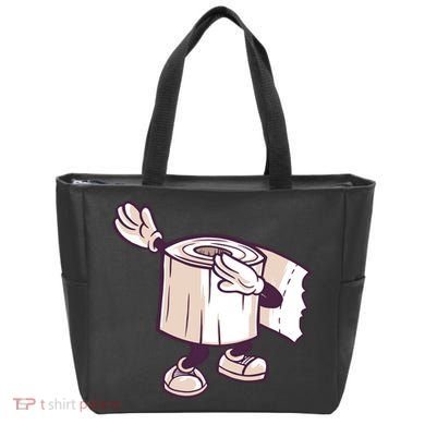 Dabbing Toilet Paper Tote Bag