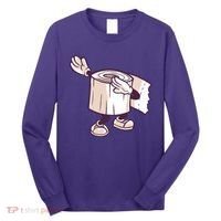 Dabbing Toilet Paper Long Sleeve Shirt thumb 0