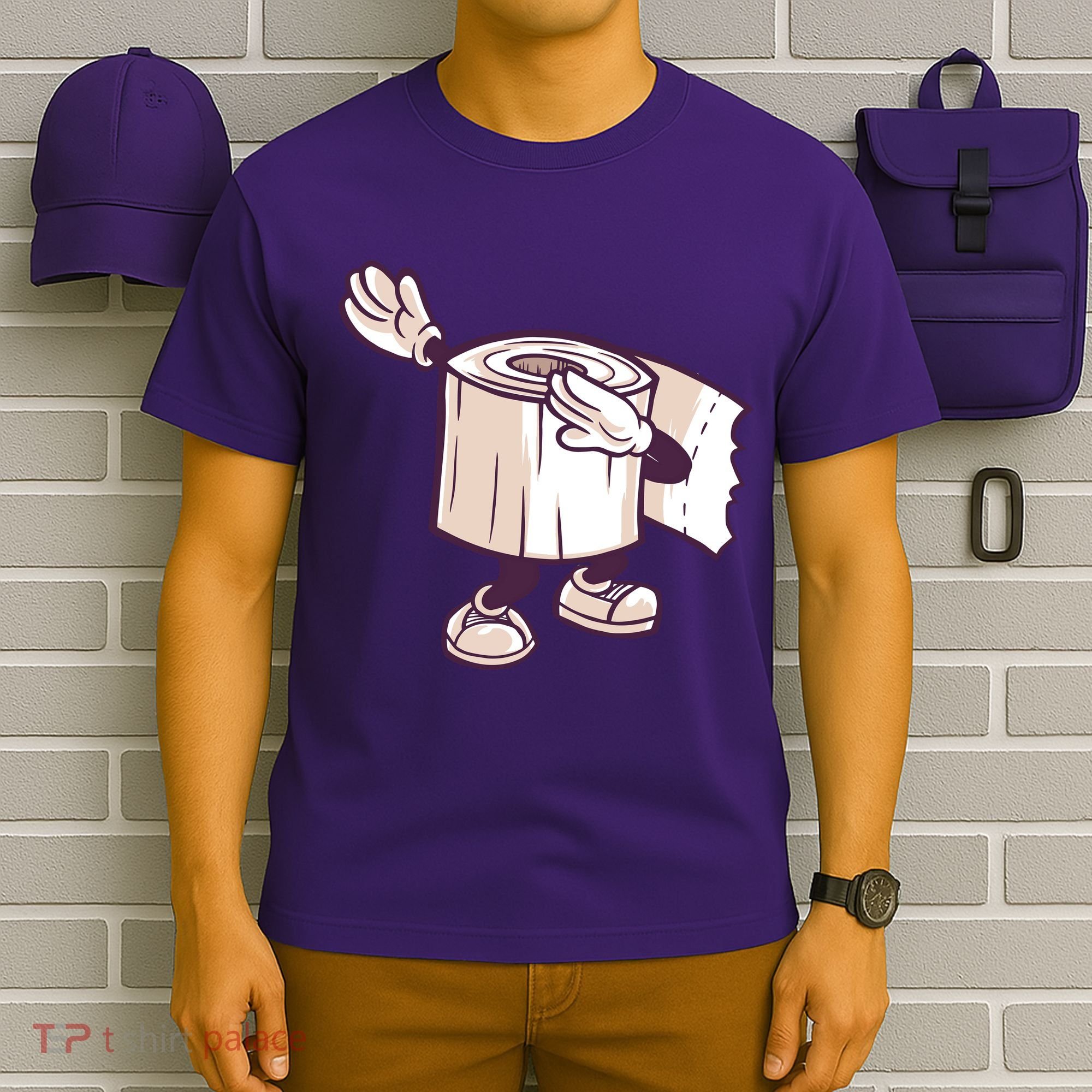 Dabbing Toilet Paper T-Shirt
