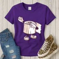 Dabbing Toilet Paper Women's T-Shirt thumb 3