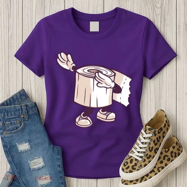 Dabbing Toilet Paper Women's T-Shirt