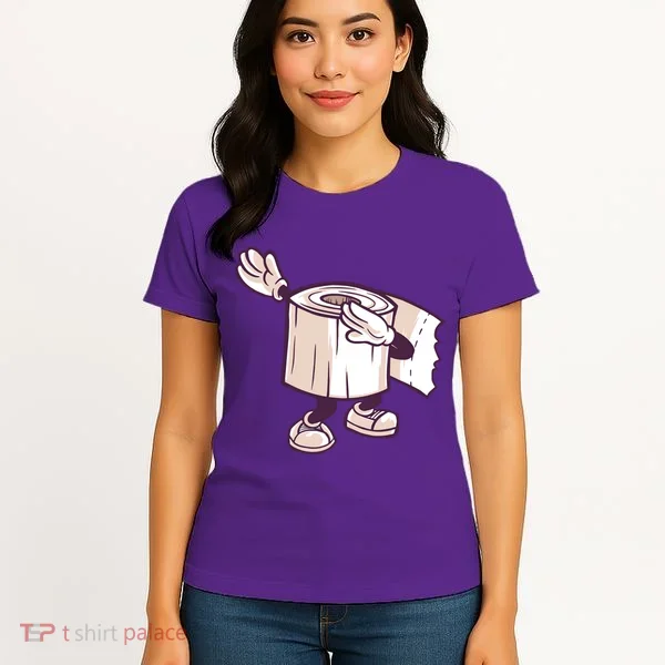 Dabbing Toilet Paper Women's T-Shirt