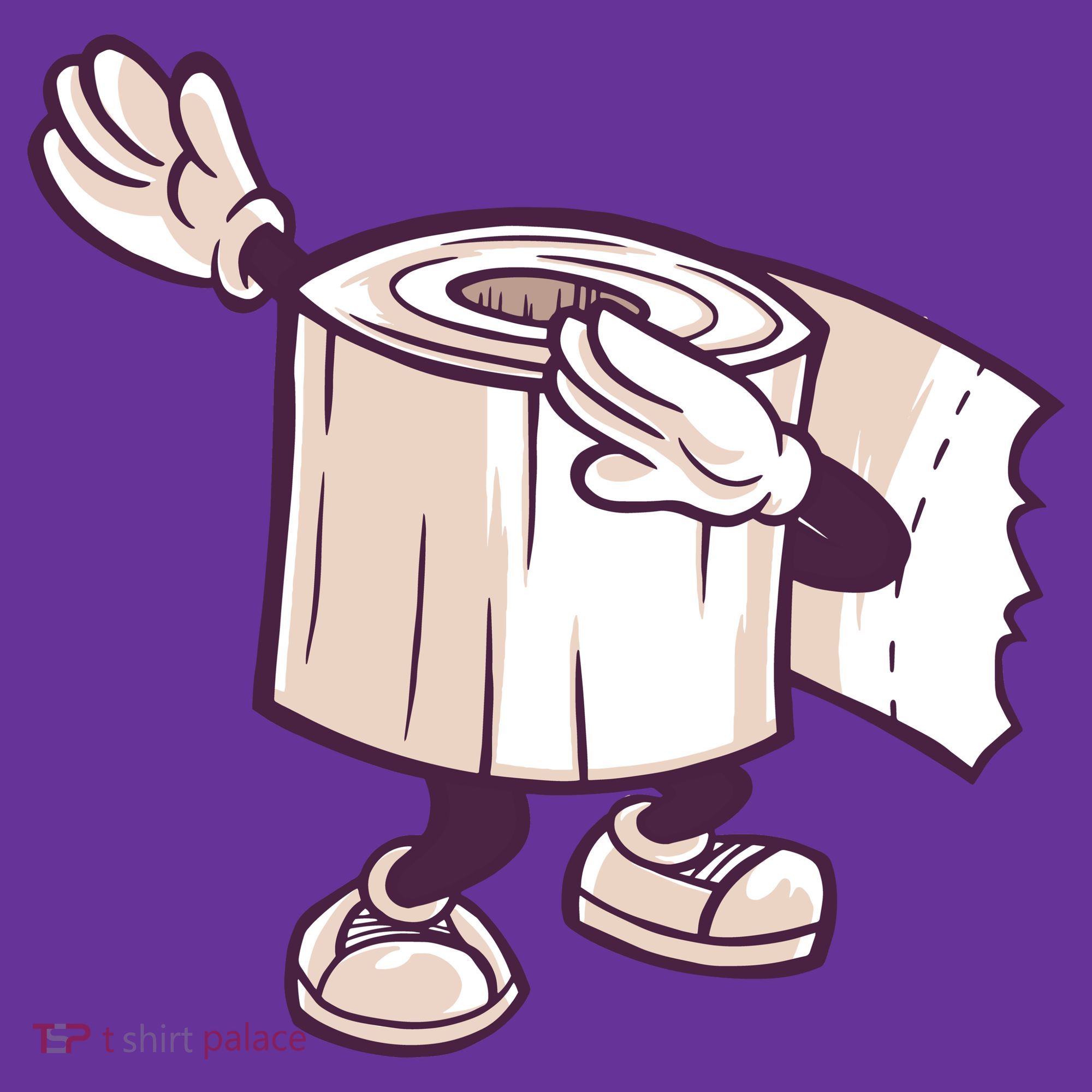 Dabbing Toilet Paper Women's T-Shirt