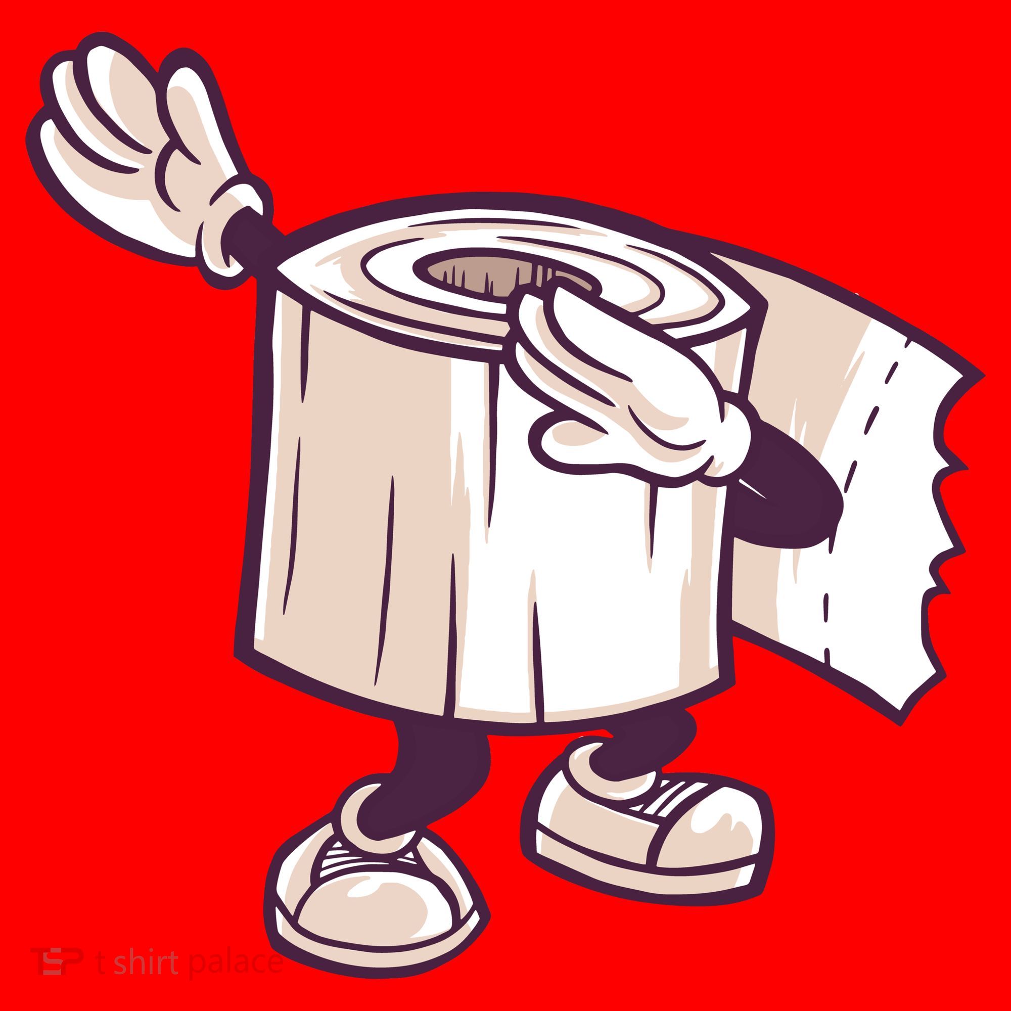 Dabbing Toilet Paper Santa Hat