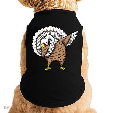 Dabbing Turkey Funny Thanksgiving Day Doggie Tank