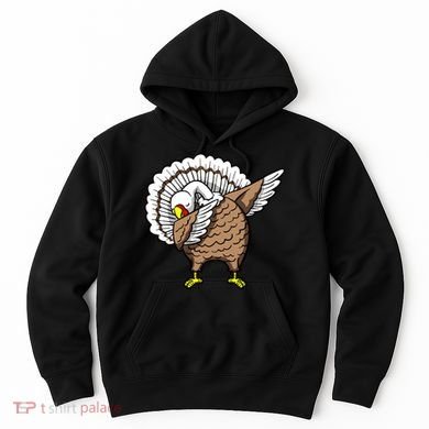 Dabbing Turkey Funny Thanksgiving Day Hoodie