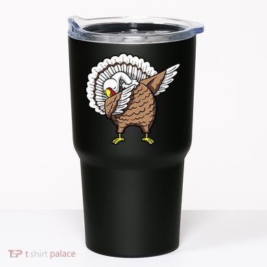 Dabbing Turkey Funny Thanksgiving Day Tumbler