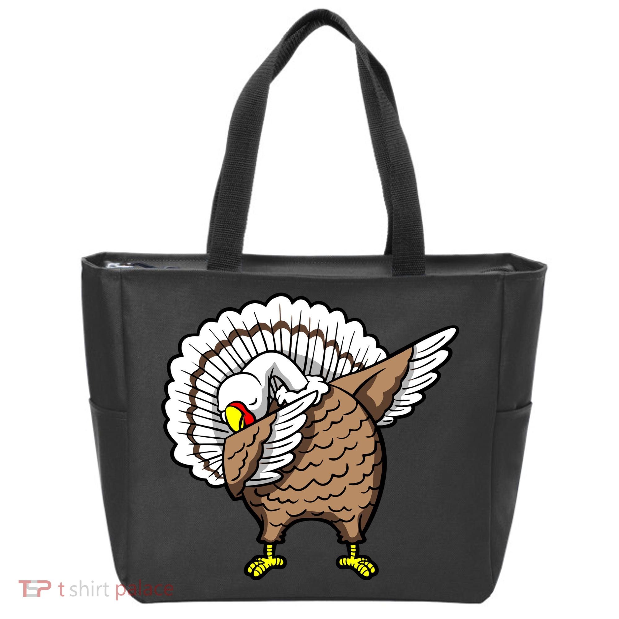 Dabbing Turkey Funny Thanksgiving Day Tote Bag