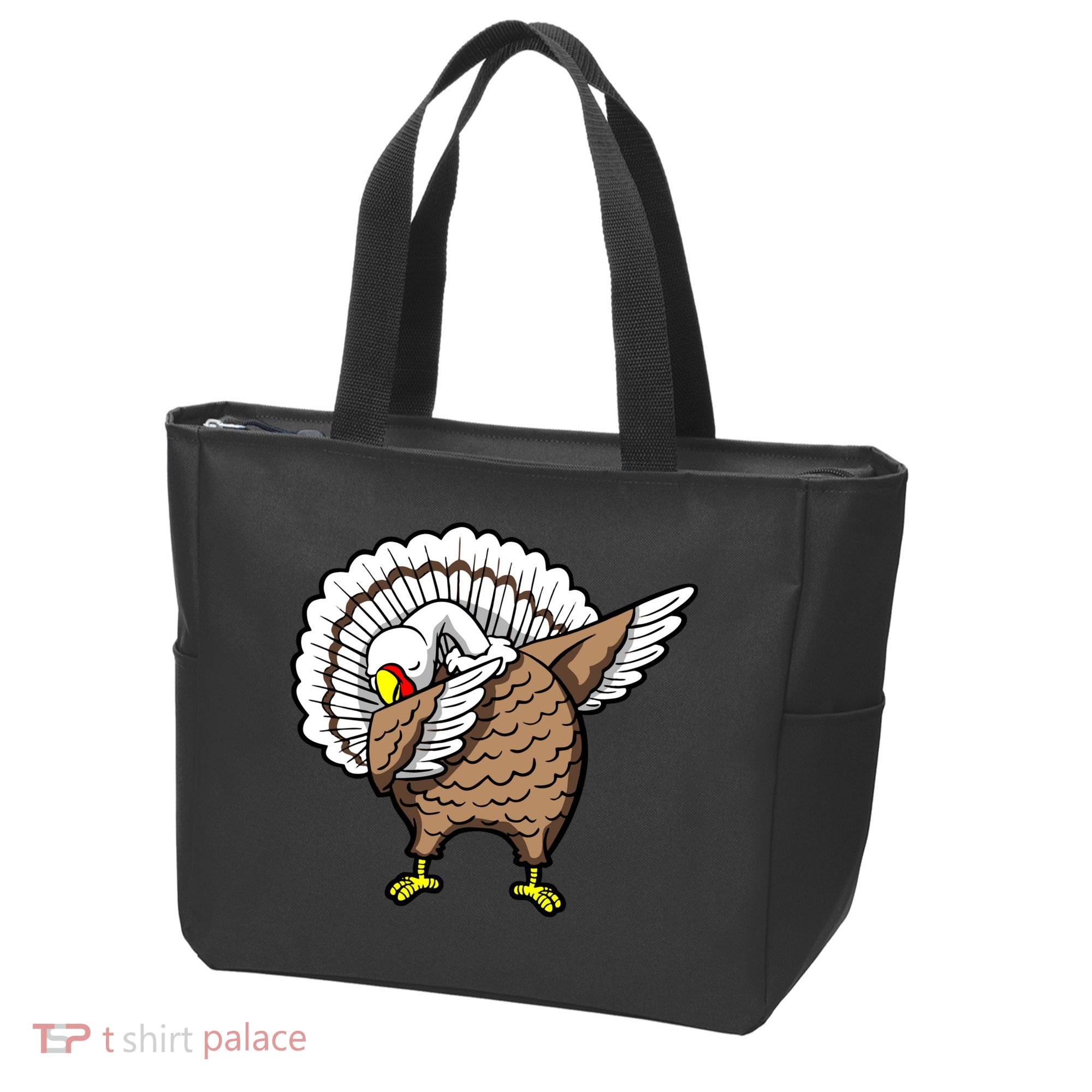 Dabbing Turkey Funny Thanksgiving Day Tote Bag