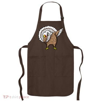 Dabbing Turkey Funny Thanksgiving Day Apron
