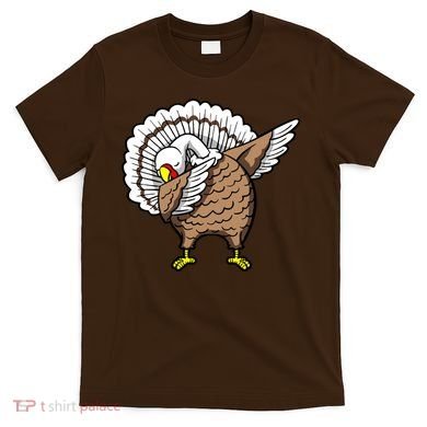 Dabbing Turkey Funny Thanksgiving Day T-Shirt