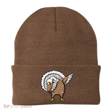 Dabbing Turkey Funny Thanksgiving Day Beanie