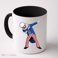 Dabbing Uncle Sam 4th of July Independence Day Coffee Mug thumb 0